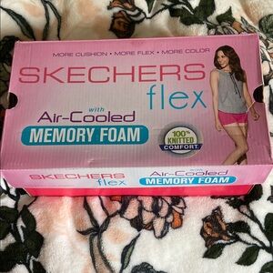 Skechers Flex Pink Box with Air-Cooled Memory Foam